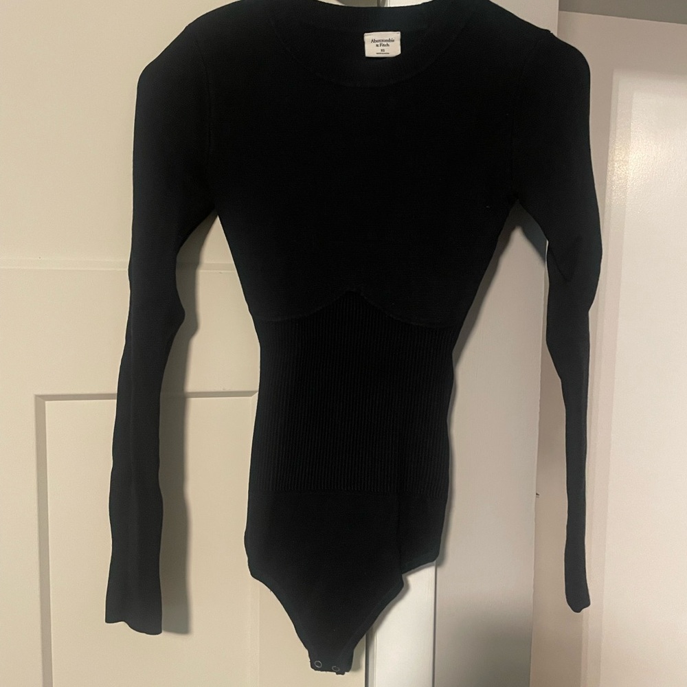 Black Long Sleeve Bodysuit